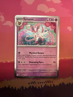Pokemon Card Sylveon 172 Black Star Promo Cosmo Holo Near Mint - Image 1