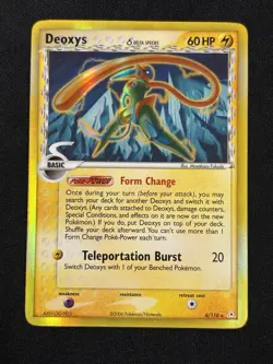 Deoxys (Delta Species - Speed Forme) 6/110 Holon Phantoms Holo Rare Pokemon Card - Image 1