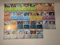 Pokemon Destined Rivals Lot of 30 Reverse Holo Cards / No Duplicates - Image 1