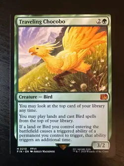 Traveling Chocobo (Final Fantasy) Regular Non-foil Near Mint - Image 1