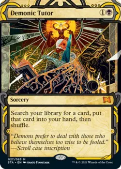 MTG Demonic Tutor, NM-Mint, English Strixhaven: Mystical Archives - Image 1