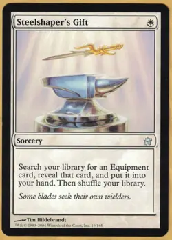 Steelshaper's Gift - (Fifth Dawn, Uncommon, English) MTG 5th NM - Image 1