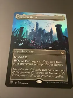 MTG Double Masters #369 Academy Ruins Borderless Foil NM - Image 1
