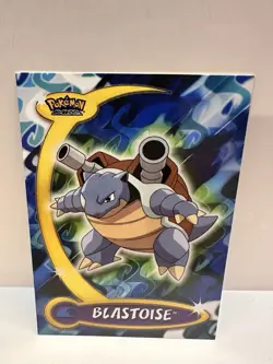 BLASTOISE NON-HOLO #8 2004 POKEMON TOPPS ADVANCED CHALLENGE - Image 1