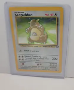 Pokemon TCG Kangaskhan Jungle 5/64 Holo Unlimited Holo Rare LP - Image 1