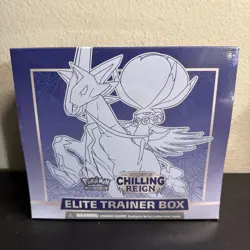 Pokemon TCG Sword & Shield Chilling Reign Elite Trainer Box Sealed New FREE SHIP 820650808630 - Image 1