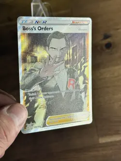 Boss's Orders 189/192 Full Art Trainer Rebel Clash Pokemon TCG - NM/MT - Image 2