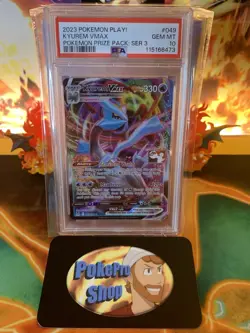 2023 Play! Pokemon Prize Pack Series 3 Kyurem VMAX - PSA 10 GEM MINT - Image 1