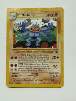 Pokemon Machamp Blackstar Black Star Promo 43 Englisch - Image 1