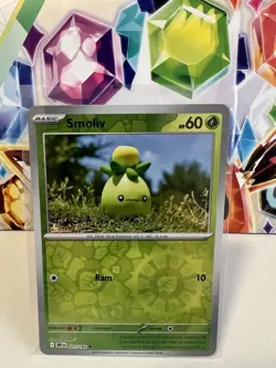 Smoliv 021/182 Reverse Holo Common - Pokemon TCG Destined Rivals NM - Image 1