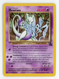 Mewtwo Promo - Pokemon 2000 Wizards of The Coast Promo #12 MINT - Image 1