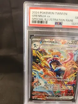 2024 POKEMON TWM EN-TWILIGHT MASQUERADE #214 GRENINJA EX PSA 10 - Image 4