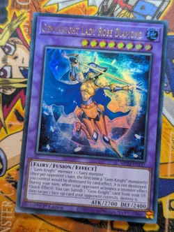 Yu-Gi-Oh! - Gem-Knight Lady Rose Diamond - MP24-EN157 - Ultra Rare - 1st Edition - Image 1