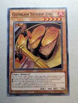 YUGIOH BODE-EN022 Gunkan Suship Uni Common 1st Edition - Image 1