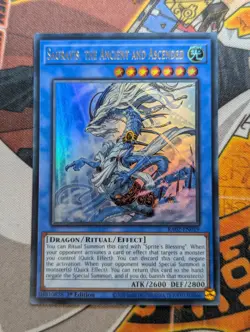 Sauravis, the Ancient and Ascended RA02-EN019 Ultra Rare 1st Edition YuGiOh - Image 1