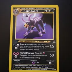 Dmg Houndoom Neo Discovery (N2) Unlimited Pokemon Card 23/75 Reg. - Image 1