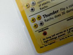 Raichu Holo Rare Card 14/102 Base Set Pokemon TCG HP - Image 5