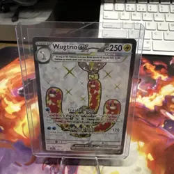 Pokemon TCG Scarlet & Violet Temporal Forces Wugtrio EX 190/162 Ultra Rare Card - Image 1
