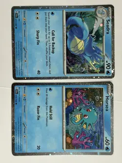 Pokemon Card Lot - Horses And Seadra Black Star Promo Holo Cards - Image 1