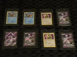 2017 Shining Legends Pokemon Lot of 8 Cards Shining Arceus Mewtwo GX etc. NM - Image 1