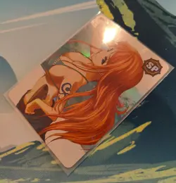 Nami One Piece Hot SP-001 Goddess Waifu Card Girl Holo Doujin Anime Card - Image 2