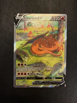 Pokemon TCG Charizard VSTAR Black Star Promo SWSH262 Holo Card NM/LP Condition - Image 1