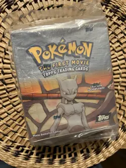 Pokemon The First Movie Display TCG Topps Mewtwo 36 Booster Display - Image 1