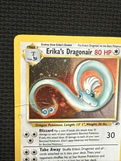 Erika's Dragonair Holo Rare Gym Heroes Unlimited 4/132 DMG English Pokemon TCG - Image 2