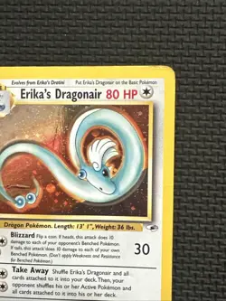 Erika's Dragonair Holo Rare Gym Heroes Unlimited 4/132 DMG English Pokemon TCG - Image 3