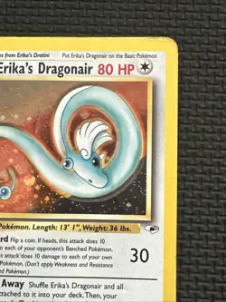 Erika's Dragonair Holo Rare Gym Heroes Unlimited 4/132 DMG English Pokemon TCG - Image 5