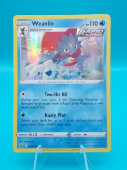 Weavile 031/198 Sword & Shield - Chilling Reign Pokemon TCG Holo LP - Image 1