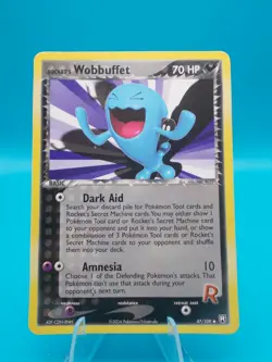 Rocket's Wobbuffet 47/109 Team Rocket Returns Pokemon TCG Regular Lightly Played - Image 1