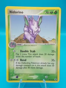 Nidorino 41/112 FireRed & LeafGreen Pokemon TCG Regular Lightly Played - Image 1