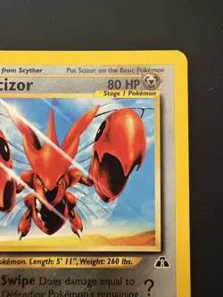 Pokemon Vintage Rare Scizor Neo Discovery 29/75 WotC - Image 3
