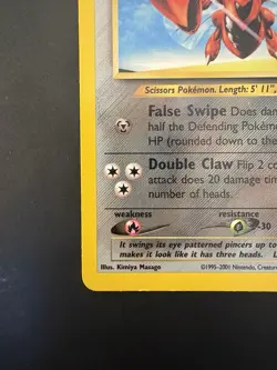 Pokemon Vintage Rare Scizor Neo Discovery 29/75 WotC - Image 5