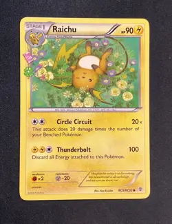 Pokemon TCG Generations Radiant - Raichu RC9/RC32 - Uncommon English - Image 1
