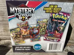 Pokemon Mystery Power Box CHASE PACK Seeded 1:10 (5 Booster Packs) NEW SEALED - Image 2