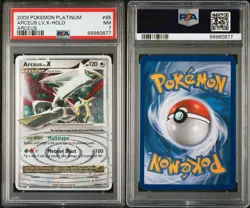 2009 POKEMON PLATINUM ARCEUS 95/99 ARCEUS LV.X-HOLO PSA 7 - Image 1