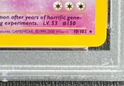 Pokemon PSA 10 Mewtwo 4th Print 1999 - 2000 English Base Set #10 - GEM MINT - Image 4