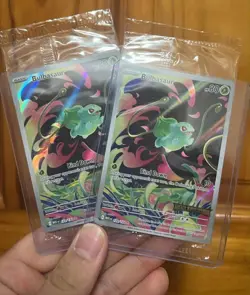 Pokemon TCG: Bulbasaur 143/142 Illustration Rare Sv07: Stellar Crown Holo! ×2 - Image 1