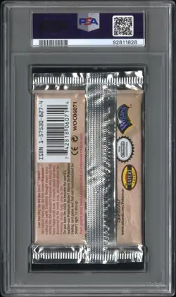 1999 POKEMON FOSSIL 1ST EDITION AERODACTYL ART SEALED BOOSTER PACK PSA 8 - Image 2