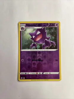 1x Haunter 56/198 Reverse Holo Uncommon Chilling Reign Pokemon NM 1215#16-18 - Image 1