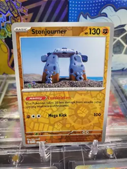 Stonjourner 121/198 Reverse Holo Uncommon Pokemon TCG Scarlet & Violet Base Set - Image 1