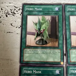 Lot Of 4 Yugioh! Hero Mask - LODT-EN045 - Common 1st Edition Amazing Consition - Image 2