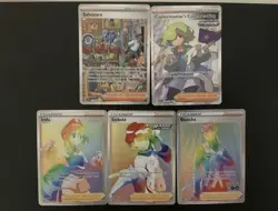 5 Pokemon Trainer Card Lot. Listed In Description And Pictures - Image 1