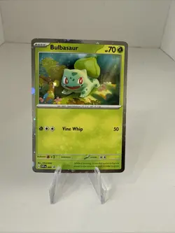 Bulbasaur 046 English 151 Cosmos Holo Black Star Promo Pokemon Card Pokemon TCG - Image 1