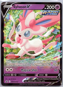 Sylveon V SWSH202 SWSH: Sword & Shield Promo Cards - Pokemon Card - NM - Image 1