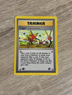 Pokemon Digger (Rocket's Secret Machine) Team Rocket Set Card 75/82 - Image 1