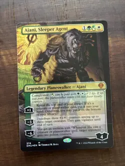 Ajani, Sleeper Agent (Borderless) (376) Dominaria United - Pack Fresh Foil - Image 1