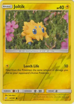 Joltik 47/181 S&M Team Up REVERSE HOLO PERFECT MINT! Pokemon - Image 1